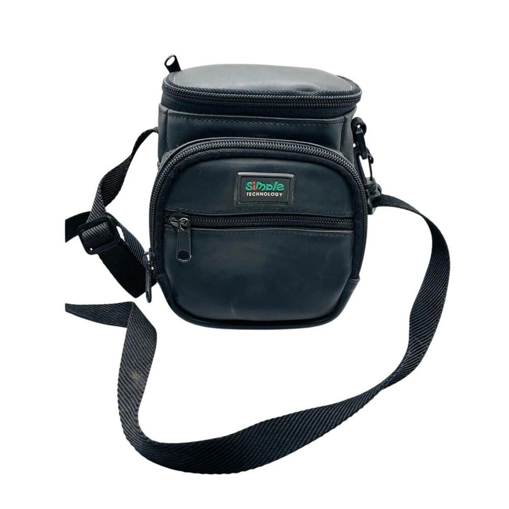 Simple Technology Camera divided adjustable zippered soft shell case black bag
